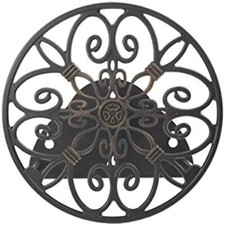 Liberty Garden Products 670 Wall Mounted Decorative Hose Butler, Holds 125-Feet Decorative Garden Products price