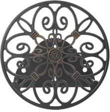 Garden Products 670 Wall Mounted Decorative Hose Butler, Holds 125-Feet of Black Decorative Garden Products price