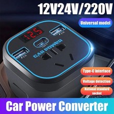 Car Power Inverter 12V 24V AC Converter USB Type C Charger Adapter Car Power Inverter-Converter price