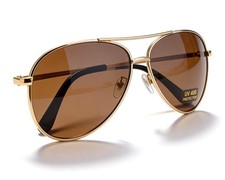 Aviator Sunglasses Gold Frame Brown Lens UV400 Polarized Men Women Classic Unisex Sunglasses price