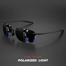 Rimless TR90 Sunglasses Polarized UV400 Lenses Lightweight Outdoor Men Glasses Men's Sunglasses price