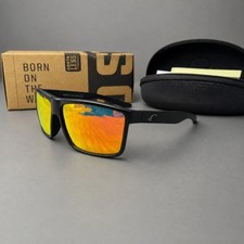 Costa Del Mar Rincon Sunglasses Black Frame Orange Mirror 580P Polarized NEW Men's Sunglasses price