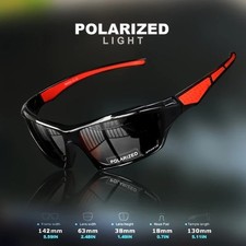 Polarized Sports Sunglasses UV400 Men Driving Fishing Cycling Mirror Shades USA Men's Sunglasses price