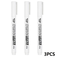 3Pc Waterproof Metal Marker Permanent White Paint Pen Washing Art Painting Graff CD-DVD-Acetate Pen price