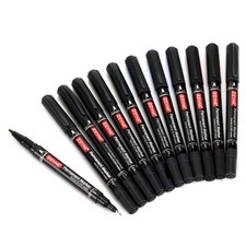 12 Color Twin Tip Permanent CD DVD Markers CD-DVD-Acetate Pen price