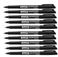500 X FINE TIP PERMANENT MARKER PENS BLACK COLOUR CD / DVD Pen Marker CD-DVD-Acetate Pen price