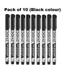10 x DOMS CD/DVD Markers (Black)- Pens, Office, School Home Use free shipping CD-DVD-Acetate Pen price