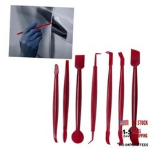 7PCS Car Window Film Tint Tool Kit, Micro Auto Wrap Edge Trimming Stick, Red Car Window Film price