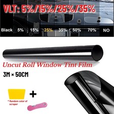 20" x 10FT Uncut Car Window Tint Film Roll 5-35% VLT For Car Home & Office Glass Car Window Film price