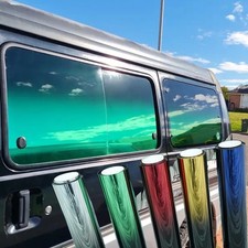 Car Window Tint Film 2-Color Gradients Film Windshield Sun Shade Heat & UV Block Car Window Film price