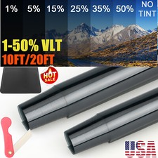 20" x 10FT/20FT Car Window Tint Film Roll - 5-50% VLT for Car, Home & Office USA Car Window Film price