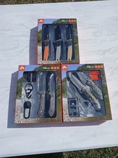 Lot of 3 Ozark Trail 6 Piece Combo Knife 🔪 Sets! Knives And More! Knives and Knife Sets price