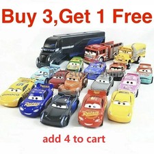 New Disney Pixar Cars Lightning McQueen Chick Hick 1:55 Diecast Model Car Toy Toy Cars price