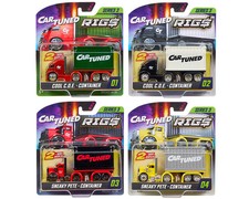 Car Tuned 1:64 Container Rigs Series 3 - Assortment Set Of 4 *SEALED* Toy Cars price