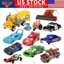 Disney Pixar Cars Movie 1:55 Diecast Lightning McQueen Mater Chick King Toy New Toy Cars price