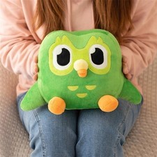Green Duolingo Owl Plush Toys Duo Plushie Of Duo The Owl Cartoon Anime Owl Doll Doll Toys price