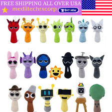 New Sprunki Game Plush Toys 9In Soft Stuffed Cartoon Pillow for Kids as Gift USA Plush Toys price