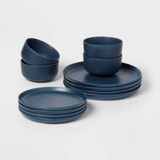 12pc Stoneware Tilley Dinnerware Set - Threshold Dinnerware Set price