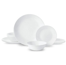 Corelle Winter Frost White 12-Piece Glass Dinnerware Set (Service for 4) Dinnerware Set price