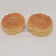 Wax Breakfast Biscuits, Breakfast rolls, Set of 2, Fake Food, Props Breakfast Set price