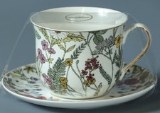GRACE TEAWARE COLORFUL WILD FLOWERS Fine Porcelain Breakfast Cup & Saucer Set Breakfast Set price