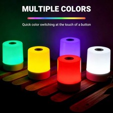 RGB Touch Dimmable Night Light Smart Adjustable Brightness Bedside Table Lamp Table Lamp price