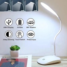 LED Desk Light Dimmable Bedside Reading Night Lamp USB Rechargeable Touch Sensor Table Lamp price