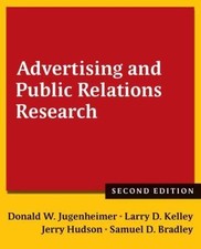 Advertising and Public Relations Research by Donald W. Jugenheimer Advertising and Public Relations Books price