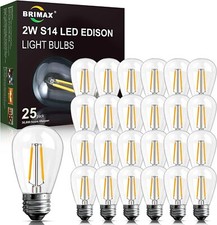 E26 LED Replacement Light Bulbs 2W S14 Clear Globe Edison Bulb 2700K Warm White Classic Bulb price