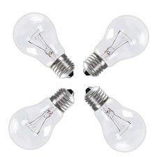 A19 100W Rough Service Incandescent Bulb, 2700K Soft White E26 Base, 4-Pack Classic Bulb price