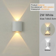 LED Wall Sconces Modern Indoor Outdoor Lamp White Up Down Wall Mount Lights Wall Sconces price