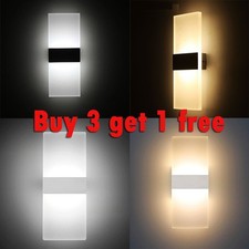 LED Modern Wall Lighting Up Down Cube Bedroom Sconce Lamp Fixture Light Indoor Wall Sconces price
