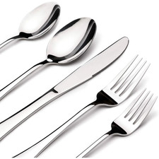 STILLOYE Silverware Set for 8, 40 Piece Heavy Duty Stainless Steel Flatware Fork / Spoon / Knife Sets price