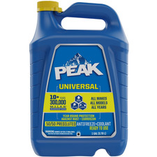 PEAK Universal 50/50 Prediluted Antifreeze + Coolant for All Vehicles, 1 gal Antifreeze price