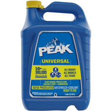 PEAK Universal 50/50 Prediluted Antifreeze + Coolant for All Vehicles, 1 gal Antifreeze price