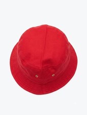 Gelante Red Cotton Bucket Hat Size S/M Sun Protection Cap - Exc Condition Women's Hat price