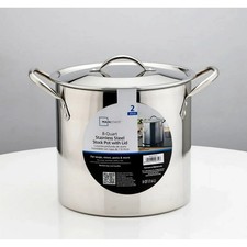 8-Qt Stainless Steel Stock Pot with Metal Lid, Ultra Durable, Stay-Cool Handles Pots price