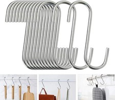 40 Pack S Hooks - Stainless Steel Heavy Duty S Hooks for Hanging Pots, Pans, Pla Pots price