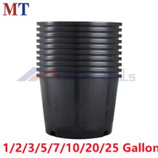 Heavy Duty Premium Black Plastic Nursery Plant Container Garden Planter Pot Pots price