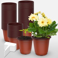 Seedling Nursery Pots-100-500 PCS Plastic Plant Containers for Gardening&Flowers Pots price