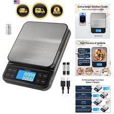 Large Kitchen Scale with 0.1g/0.001oz High Precision, 5kg/11lb Bakery Scale w... Kitchen Scales price