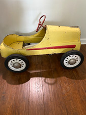 Vintage 1957 Garton “Hot Rod” Racer. 10” Artillery Wheels. 35” Long. Chain Drive Pedal Cars price