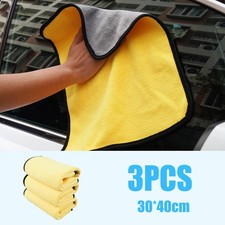 Set of 3 Microfiber Cleaning Cloth Towel Rag Car Polishing Detailing No-Scratch Car Cleaning Cloths price