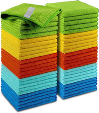 Microfiber Cleaning Cloth Set of 50 Towel Rag Car Polishing Detailing No-Scratch Car Cleaning Cloths price