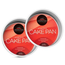 Set of 2 Round Cake Pans, 8"x2" Aluminum Cake Pans for Baking Layer Cakes, Molds Cake Pans price