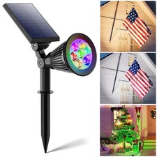 LED Solar Spot Light Outdoor Waterproof Landscape Spotlight Garden Security Lamp Outdoor Lighting price