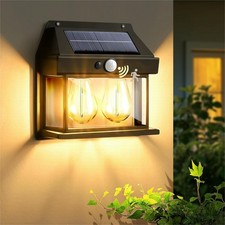 Solar Lights Outdoor Dusk to Dawn LED Motion Sensor Security Wall Lamp Lantern Outdoor Lighting price