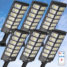 Commercial 1000000LM LED Outdoor Dusk to Dawn Solar Street Light Road Area Lamp Outdoor Lighting price
