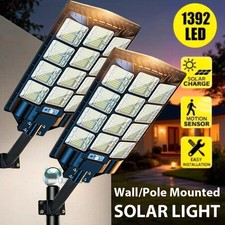 Solar Light Outdoor Dusk To Dawn Commercial Large High Powered Solar Street Lamp Outdoor Lighting price