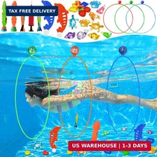 Jasonwell Pool Toys Diving Rings - 28PCS Swim Thru Rings Pool Game Diving Toys w Outdoor, Sea and Sports Toys price